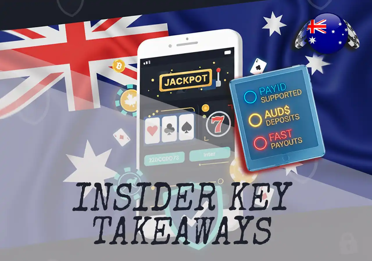 Quick summary and essential facts about Australian online gambling sites.